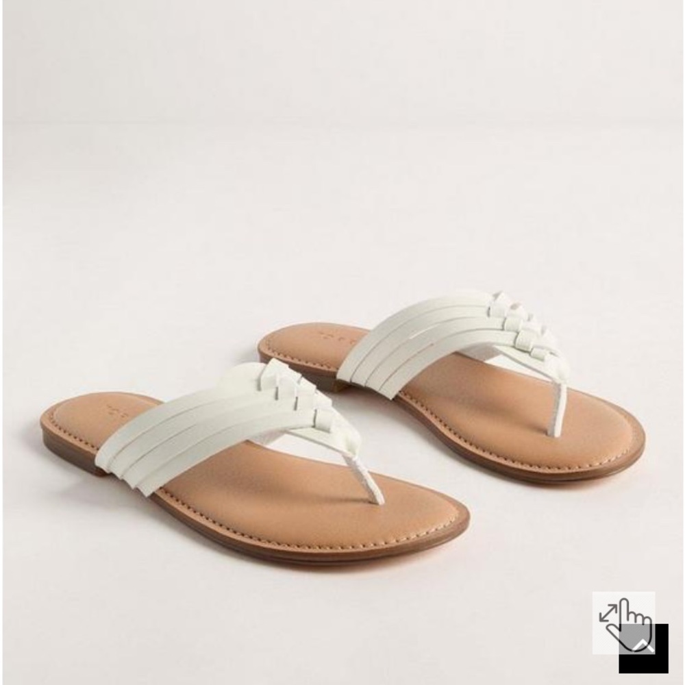 Torrid Braided flip flop Wide width
